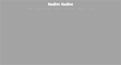 Desktop Screenshot of nadinenadine.com